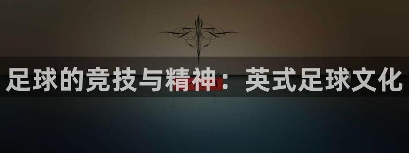 凯发官方正版app官网:足球的竞技与精神:英式足球文化